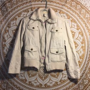 Cream Jean Jacket